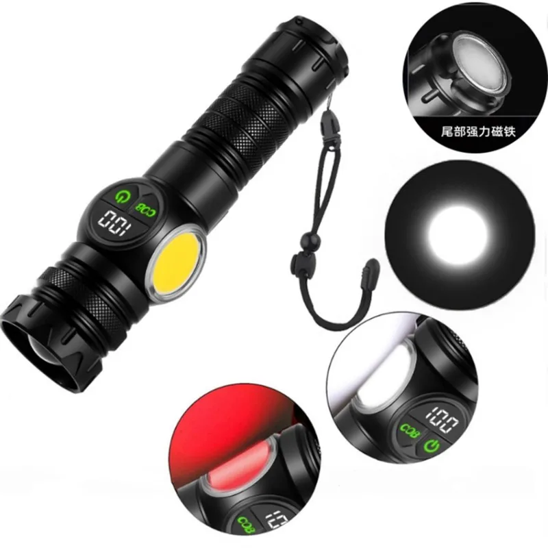 A65G-Laser Flashlight In Aluminum Alloy, Multifunctional Design Featuring Dual Light Source And Magnetic Base, 500M Range
A65G-Laser Flashlight In Aluminum Alloy, Multifunctional Design Featuring Dual Light Source And Magnetic Base, 500M Range