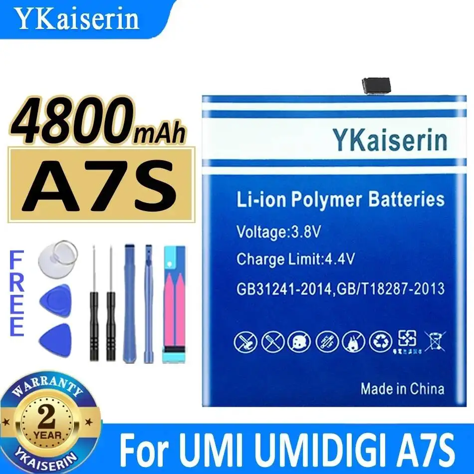 For Umidigi Umi A7S 4800mAh Mobile Phone Battery Long-Lasting Performance Premium Replacement
For Umidigi Umi A7S 4800mAh Mobile Phone Battery Long-Lasting Performance Premium Replacement