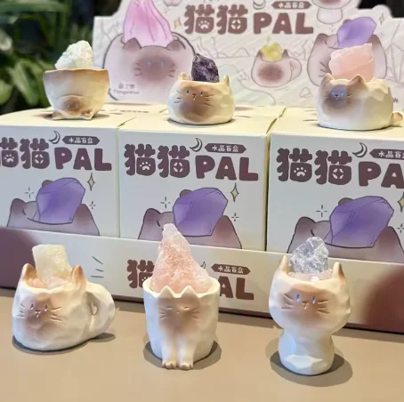 Креативный кот PAL Crystal Мини-сюрприз слепая коробка милые настольные украшения изделия из смолы оптовая продажа новый дисплей игрушки подарки
Креативный кот PAL Crystal Мини-сюрприз слепая коробка милые настольные украшения изделия из смолы оптовая продажа новый дисплей игрушки подарки