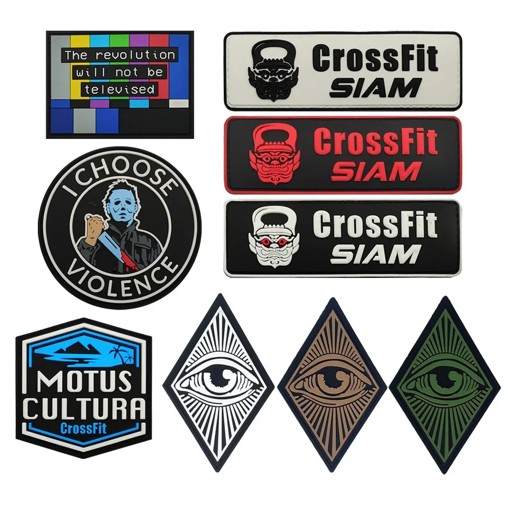 Outdoor Bag Luminous PVC Rubber Eye Badges, Tactical Vests, Morale Armbands, Clothes, Armbands, and Backpack Hook Patch
Outdoor Bag Luminous PVC Rubber Eye Badges, Tactical Vests, Morale Armbands, Clothes, Armbands, and Backpack Hook Patch