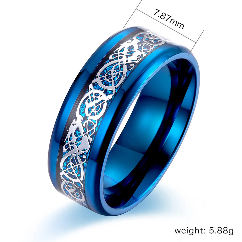 1pc Titanium Steel Ring Mirror Polishing Cool Finger Carbon Fiber Nibelon Men Personality Wedding Party Engagement Prom Charm
1pc Titanium Steel Ring Mirror Polishing Cool Finger Carbon Fiber Nibelon Men Personality Wedding Party Engagement Prom Charm