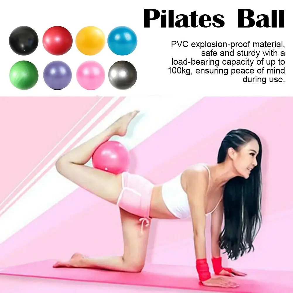 Anti-Burst Mini Pilates Ball 25cm - Non-Slip Matte PVC Exercise Ball for Balance, Glute & Core Workout, Yoga Gym Fitness
Anti-Burst Mini Pilates Ball 25cm - Non-Slip Matte PVC Exercise Ball for Balance, Glute & Core Workout, Yoga Gym Fitness
