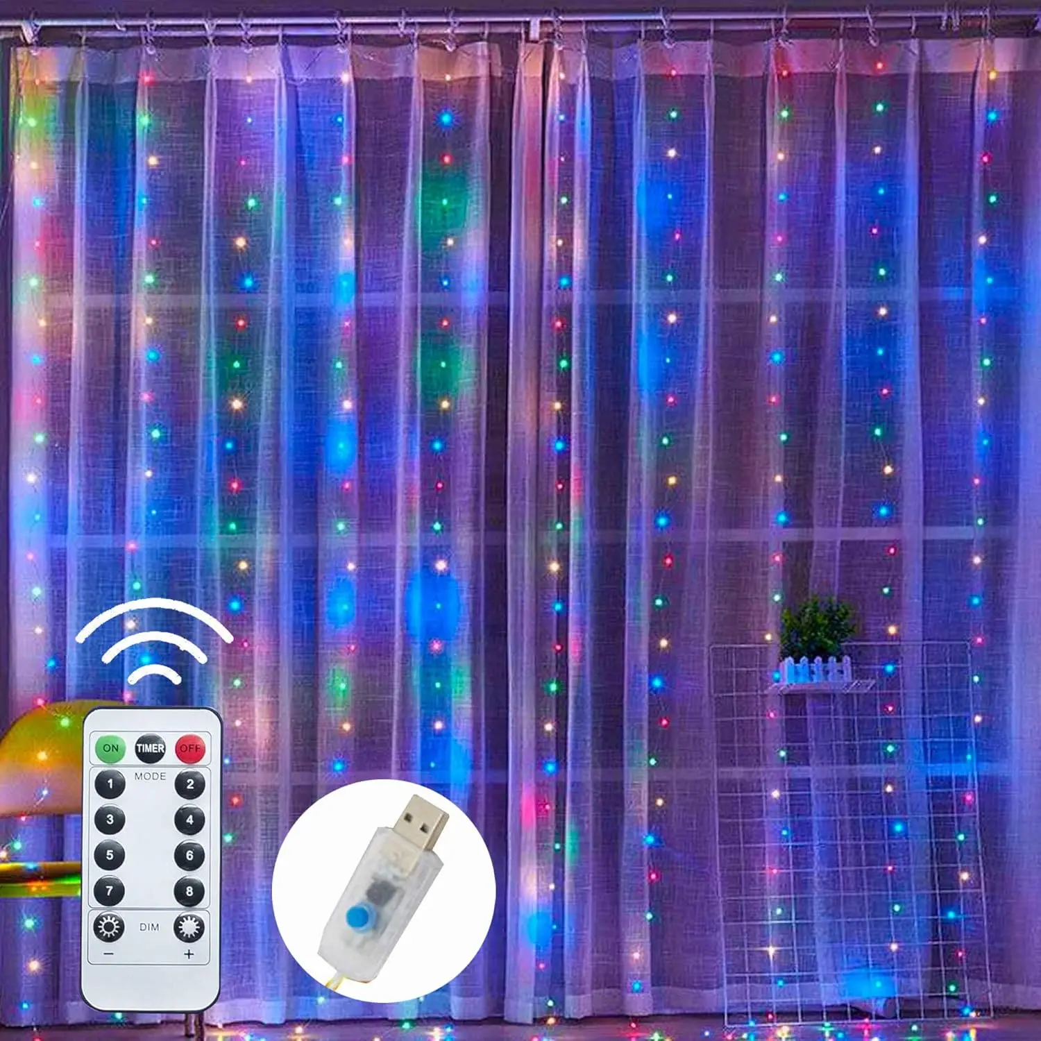 Fairy LED Curtain Lights USB Remote Waterproof String for Bedroom Indoor Wedding Christmas Party Decor Curtain String Lights
Fairy LED Curtain Lights USB Remote Waterproof String for Bedroom Indoor Wedding Christmas Party Decor Curtain String Lights