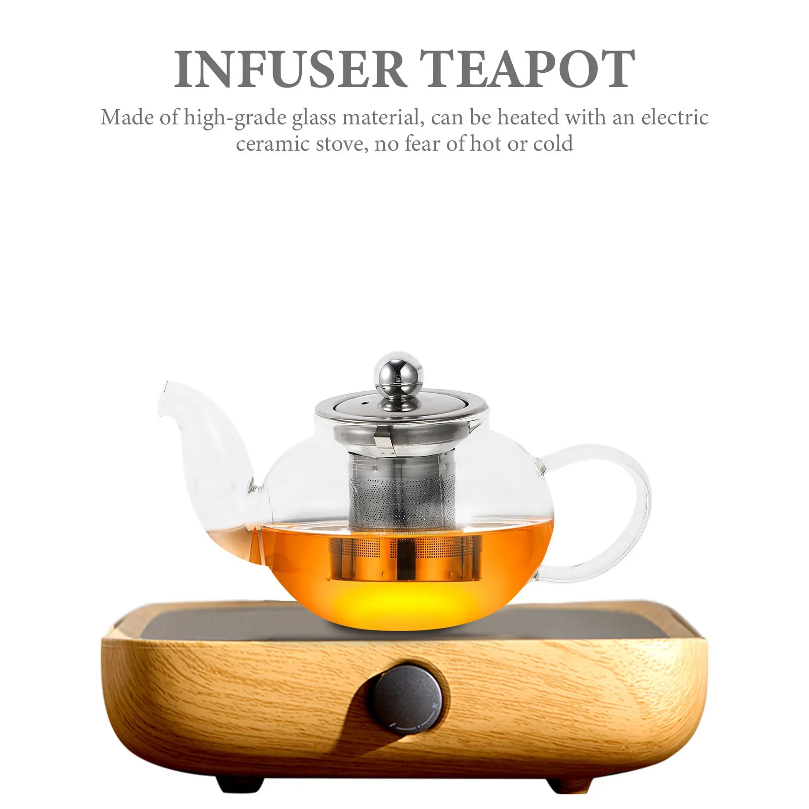 Clear Tea Kettle Infuser Pot Portable Teapot Glass Teapots Household Transparent
Clear Tea Kettle Infuser Pot Portable Teapot Glass Teapots Household Transparent
