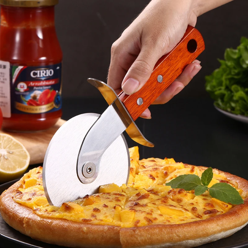 Pizza Cutter Stainless Steel Pastry Roller Cutter Pizza Knife Cookie Cake Roller Baking Tools Kitchen Accesories
Pizza Cutter Stainless Steel Pastry Roller Cutter Pizza Knife Cookie Cake Roller Baking Tools Kitchen Accesories