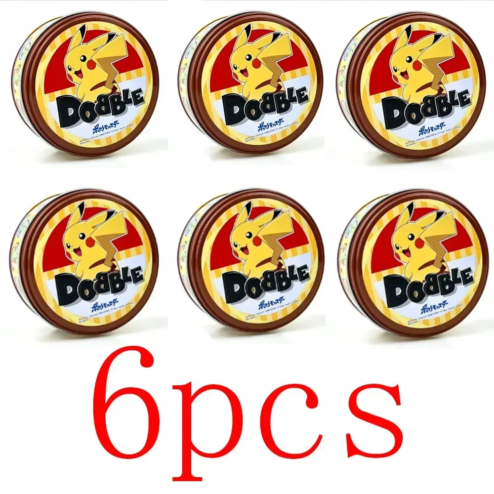 Spot It аниме Pokemon Pikachu Классическая карточная игра Dobble Jueg с металлической коробкой Disney Friends Party Настольная игра Детские праздничные игрушки
Spot It аниме Pokemon Pikachu Классическая карточная игра Dobble Jueg с металлической коробкой Disney Friends Party Настольная игра Детские праздничные игрушки