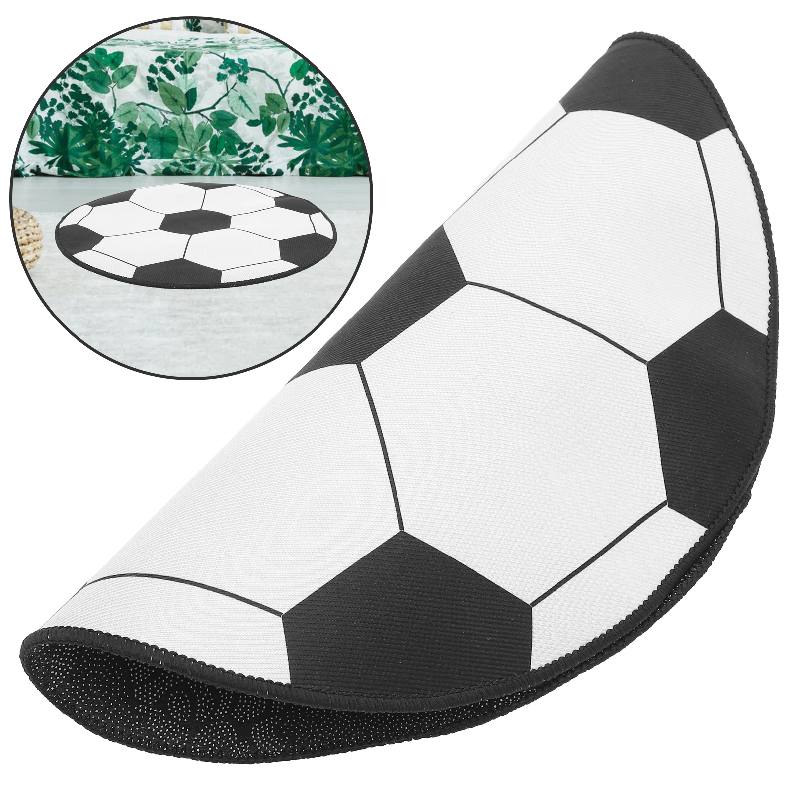Round Football Carpet Living Room Rug Non-Skid Chair Mat Floor Protector Room Floor Mat For Bedroom Home Office
Round Football Carpet Living Room Rug Non-Skid Chair Mat Floor Protector Room Floor Mat For Bedroom Home Office