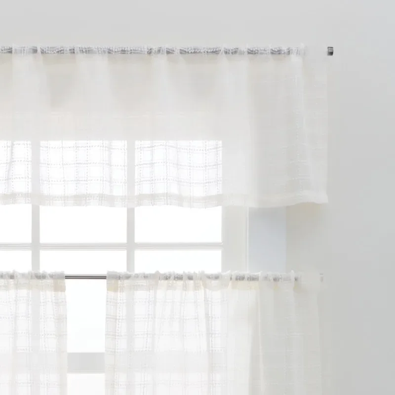 Hot Sale.Tonal Windowpane 3 Piece Curtain and Valance Tier Set, Vanilla Dream, 60"W x 36"L Free shippment
Hot Sale.Tonal Windowpane 3 Piece Curtain and Valance Tier Set, Vanilla Dream, 60"W x 36"L Free shippment
