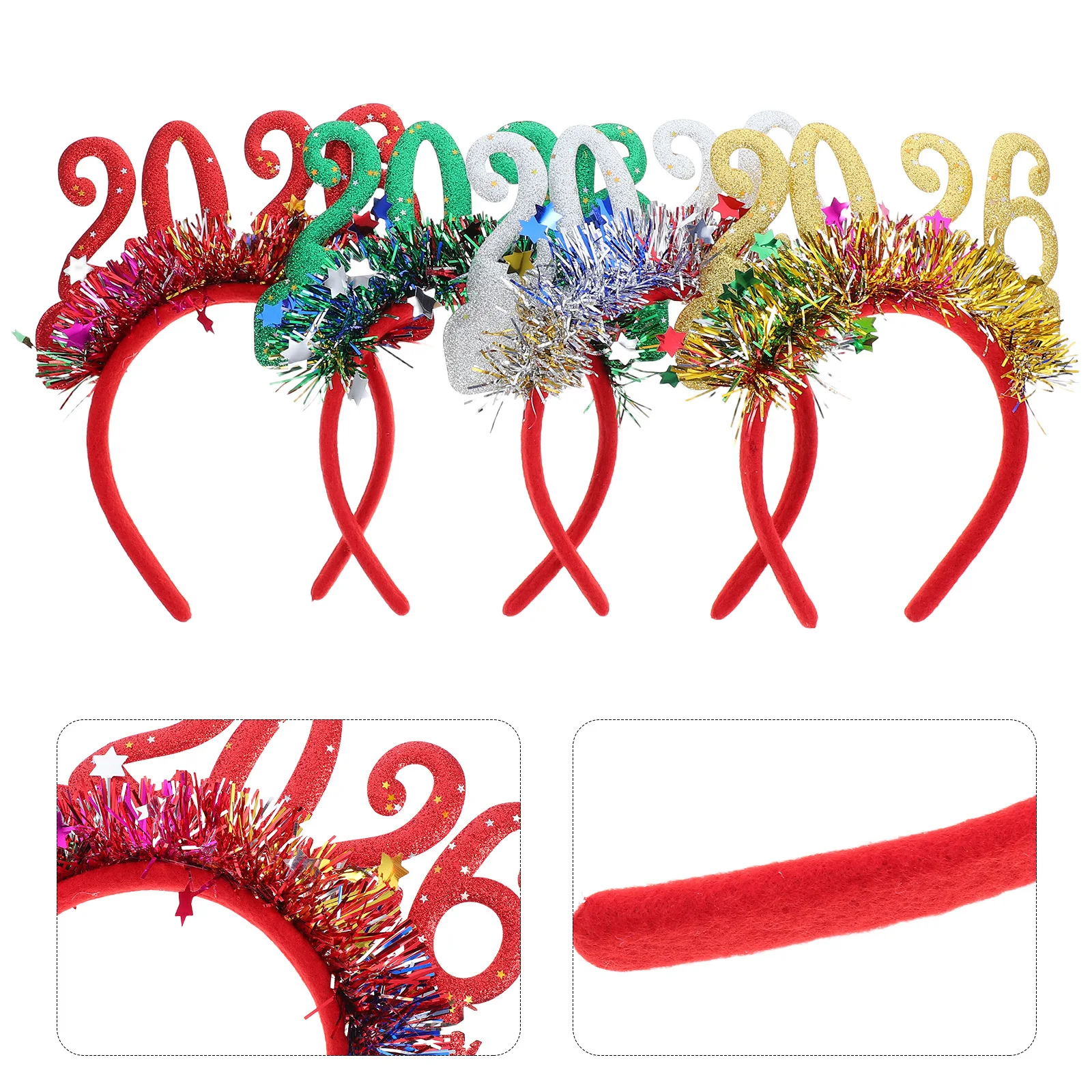 4Pcs Glitter Headband Sparkly Comfortable Hair Hoop Holiday Party Accessories New Year Eve Hairbands for Women Girls
4Pcs Glitter Headband Sparkly Comfortable Hair Hoop Holiday Party Accessories New Year Eve Hairbands for Women Girls