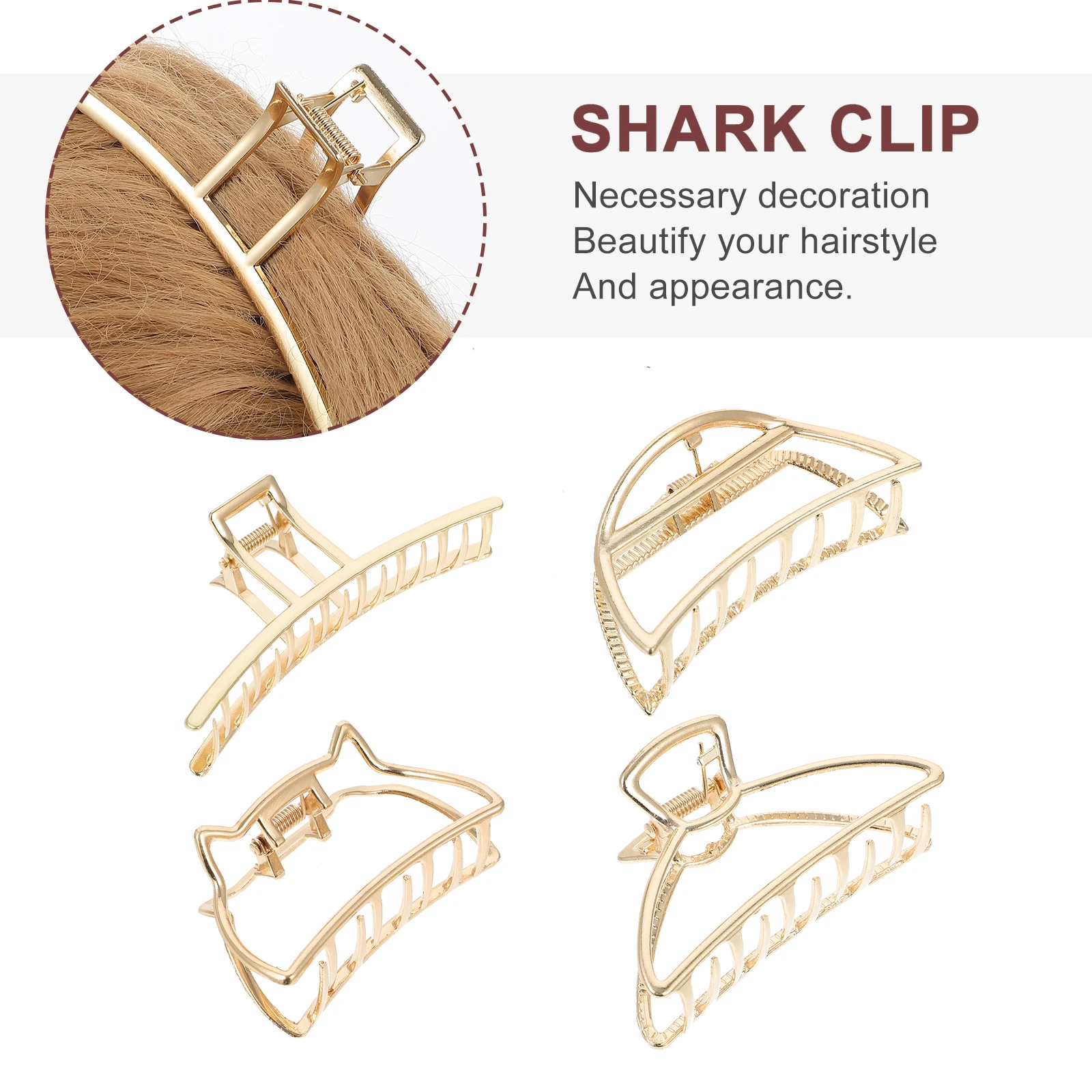 4pcs Clips High Quality Material Long Short Thick Thin Hair Clamp Claw Hair Claw Weddings Parties Banquets Gifts
4pcs Clips High Quality Material Long Short Thick Thin Hair Clamp Claw Hair Claw Weddings Parties Banquets Gifts