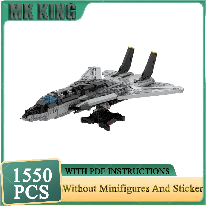 Moc Building Blocks Military Series F-14 10300 B-TOMCAT Model Technology Aircraft Bricks DIY Assembly Fighter Toy Gifts
Moc Building Blocks Military Series F-14 10300 B-TOMCAT Model Technology Aircraft Bricks DIY Assembly Fighter Toy Gifts