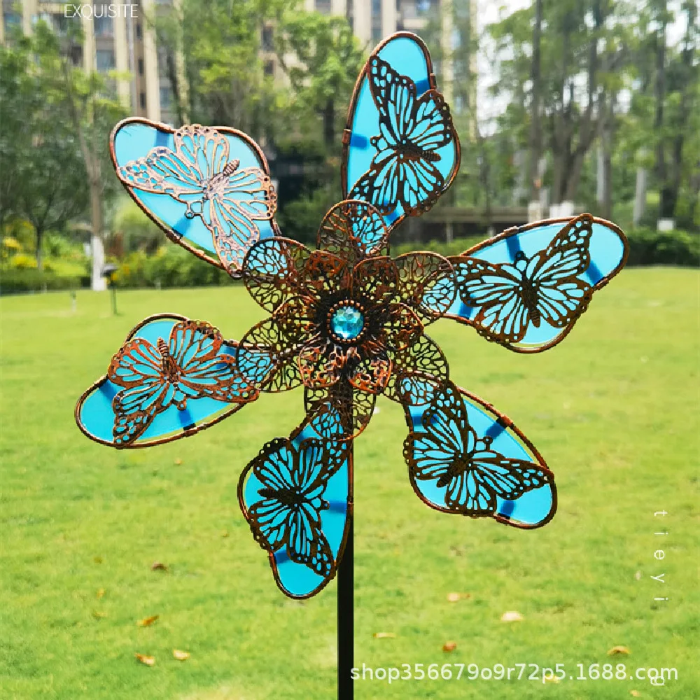 2024 New Metal Craftsmanship Ornaments Luminous Butterfly Inserts Patio Outdoor Decoration Wrought Iron Windmill
2024 New Metal Craftsmanship Ornaments Luminous Butterfly Inserts Patio Outdoor Decoration Wrought Iron Windmill