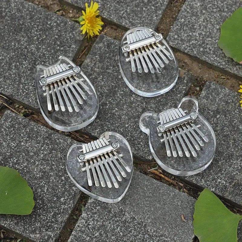 8-Key Mini Kalimba Rainbow Transparent Crystal Kalimba Finger Piano Instrument-ABAF
8-Key Mini Kalimba Rainbow Transparent Crystal Kalimba Finger Piano Instrument-ABAF