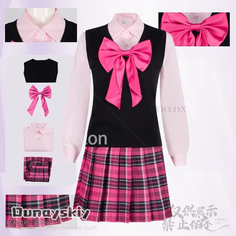 CosplayJapanese Jirai Kei Girls Anime Cosplay Kawaii JK School Dress Hot Pink Sweet Cheerleader Costumes Preppy Style Skirts Cus
CosplayJapanese Jirai Kei Girls Anime Cosplay Kawaii JK School Dress Hot Pink Sweet Cheerleader Costumes Preppy Style Skirts Cus
