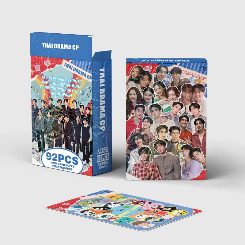New 92-piece Thai Star CP Mini Cards GMMTV Merchandise Celebrity Photo Card Scrapbook Stickers Greeting Card LOMO Cards
New 92-piece Thai Star CP Mini Cards GMMTV Merchandise Celebrity Photo Card Scrapbook Stickers Greeting Card LOMO Cards