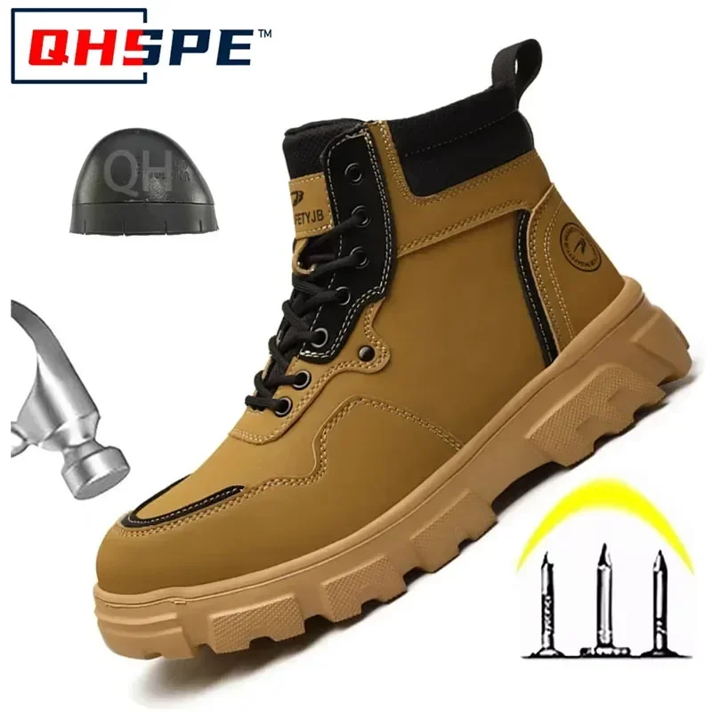 QHSPE New 2024 Fashion Waterproof Men Work Safety Boots Steel Toe Indestructible Shoes Anti-smash Protective Male Work Sneakers
QHSPE New 2024 Fashion Waterproof Men Work Safety Boots Steel Toe Indestructible Shoes Anti-smash Protective Male Work Sneakers