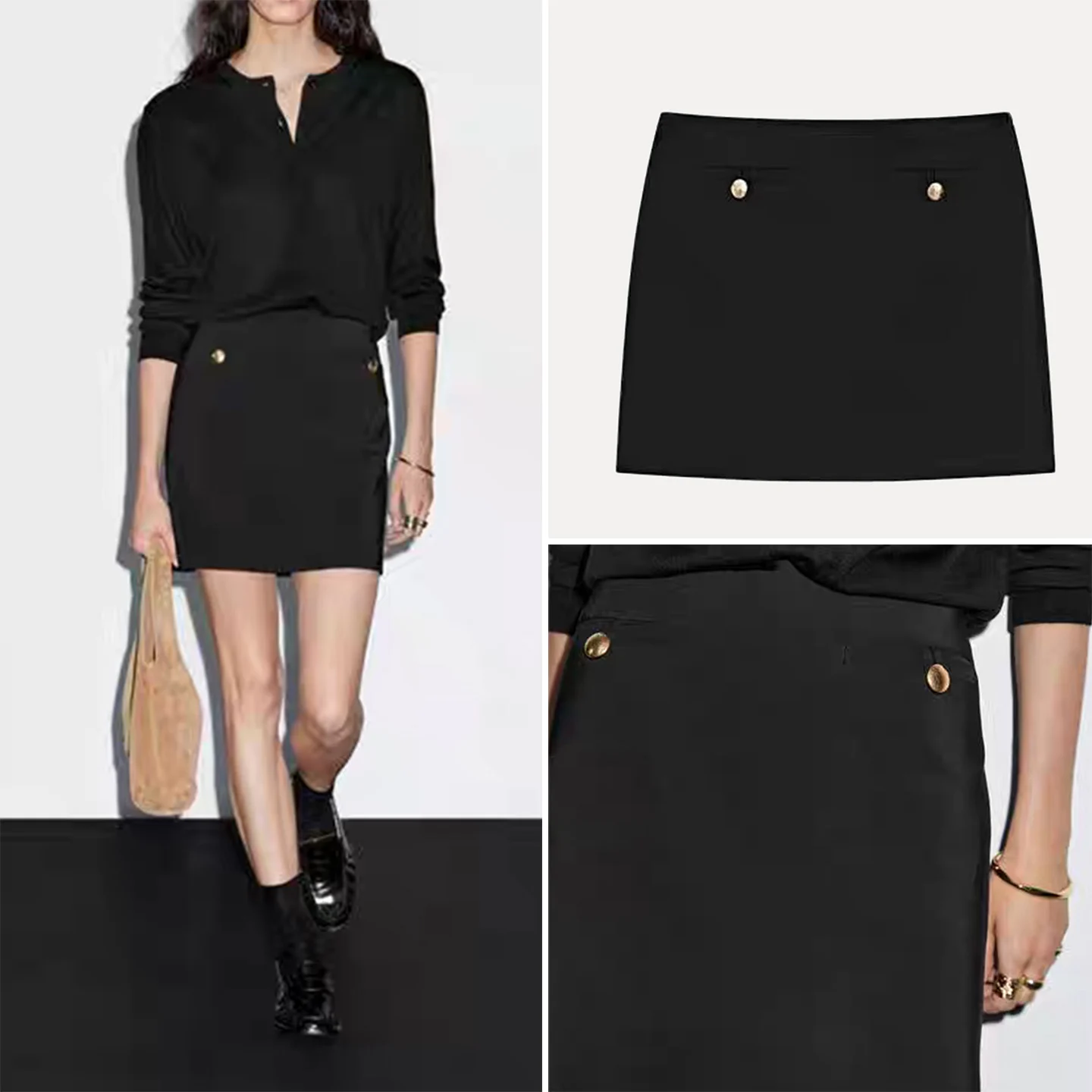 Ele A-Line Skirt Women's Faion High-End Feelings Autumn New Arrival Z Brand Casual Lightweight Stand Fit
Ele A-Line Skirt Women's Faion High-End Feelings Autumn New Arrival Z Brand Casual Lightweight Stand Fit