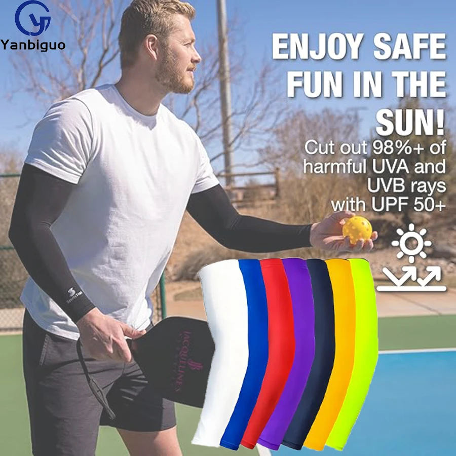 1Pair UV Sun Protection Arm Sleeves, Sports Protective Gear-Compression Arm Guards with For Men, Women - Golf Cooling Sleeves
1Pair UV Sun Protection Arm Sleeves, Sports Protective Gear-Compression Arm Guards with For Men, Women - Golf Cooling Sleeves