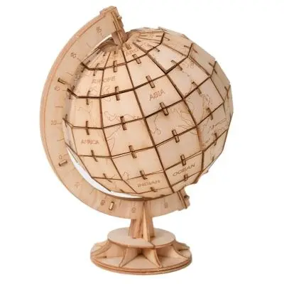 DIY Toys Globe 3D Wooden Puzzle Toy Assembly Model Wood Craft Kits Desk Decoration for Children Kids
DIY Toys Globe 3D Wooden Puzzle Toy Assembly Model Wood Craft Kits Desk Decoration for Children Kids