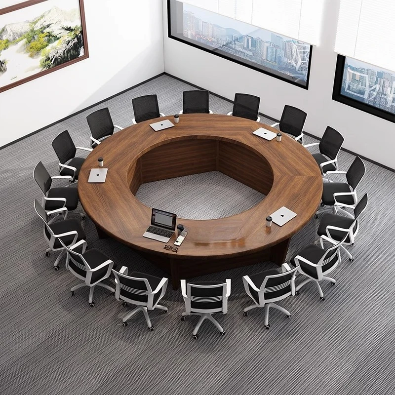 Office School Round Conference Table Chair Combination Government Office Desk Negotiation Table
Office School Round Conference Table Chair Combination Government Office Desk Negotiation Table