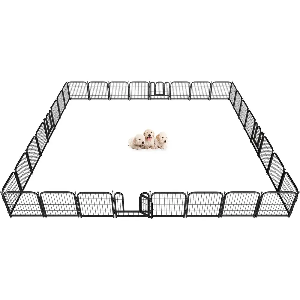 32 Inch Height 32Panels, Ideal Dog Fence for Large/Medium/Small Dogs Indoor & Outdoor Bliss, Perfect Dog Pen for Camping, Yard a
32 Inch Height 32Panels, Ideal Dog Fence for Large/Medium/Small Dogs Indoor & Outdoor Bliss, Perfect Dog Pen for Camping, Yard a