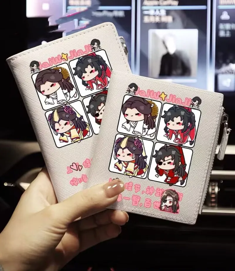 Anime Tian Guan Ci Fu Cute Wallet Card Bag Hua Cheng Xie Lian Cartoon Long Short Wallet Casual Student Coin Purse For Men Women 
Anime Tian Guan Ci Fu Cute Wallet Card Bag Hua Cheng Xie Lian Cartoon Long Short Wallet Casual Student Coin Purse For Men Women