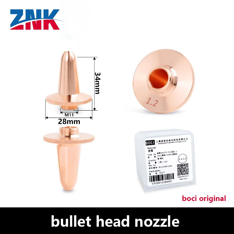 Plane Beveling Nozzle Fiber Laser Cutting Machine Accessories Wave Boci Original Cutting Nozzle Single-Layer Copper Nozzle
Plane Beveling Nozzle Fiber Laser Cutting Machine Accessories Wave Boci Original Cutting Nozzle Single-Layer Copper Nozzle
