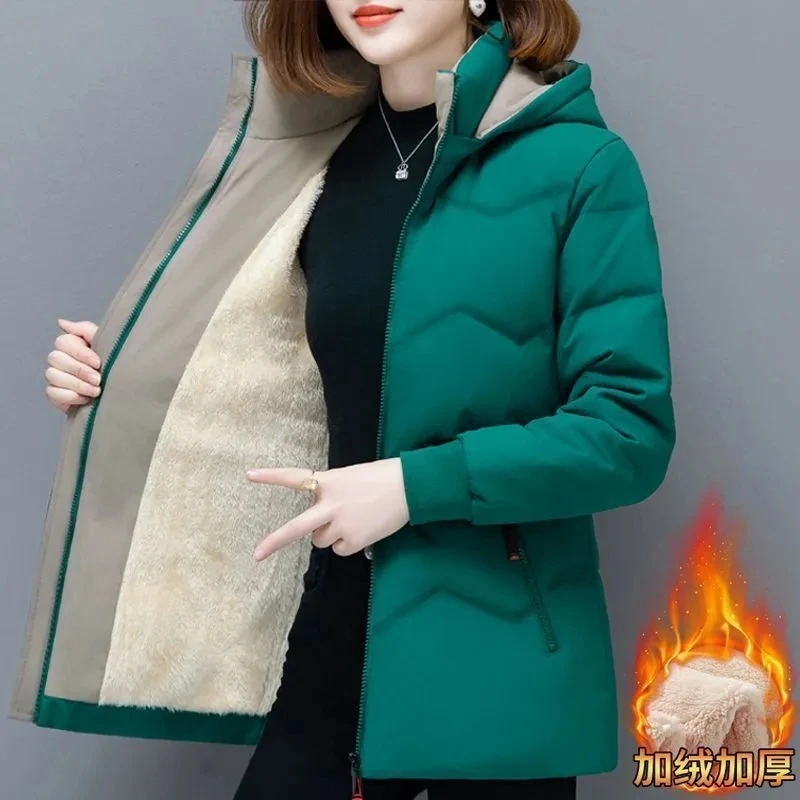 Zipper Pockets Design Windproof Casual Outwear Elegant Warm Thick Female Coat Women Winter Hooded Parka Long Jacket
Zipper Pockets Design Windproof Casual Outwear Elegant Warm Thick Female Coat Women Winter Hooded Parka Long Jacket
