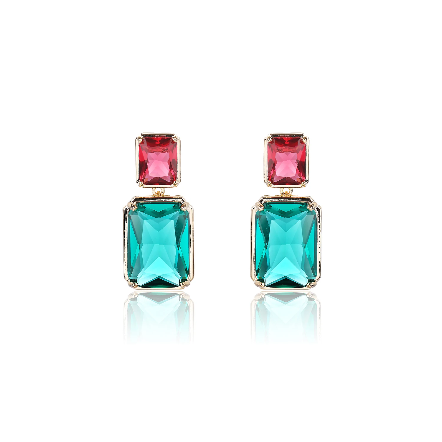 Square Cubic Zircon Drop Earrings for Wedding,Green Dangle Earring for Bride, Women Girl Gift Jewelry Accessories CE11812
Square Cubic Zircon Drop Earrings for Wedding,Green Dangle Earring for Bride, Women Girl Gift Jewelry Accessories CE11812