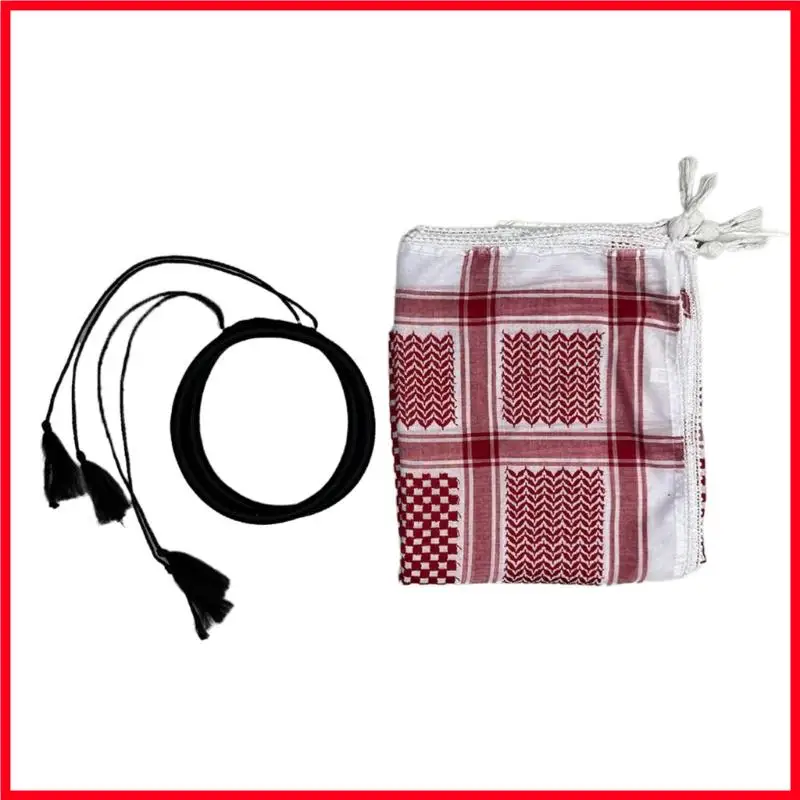 F3MF Classical Arafat Scarf Unique Square Pattern Headwrap for Ethnic Enthusiasts
F3MF Classical Arafat Scarf Unique Square Pattern Headwrap for Ethnic Enthusiasts