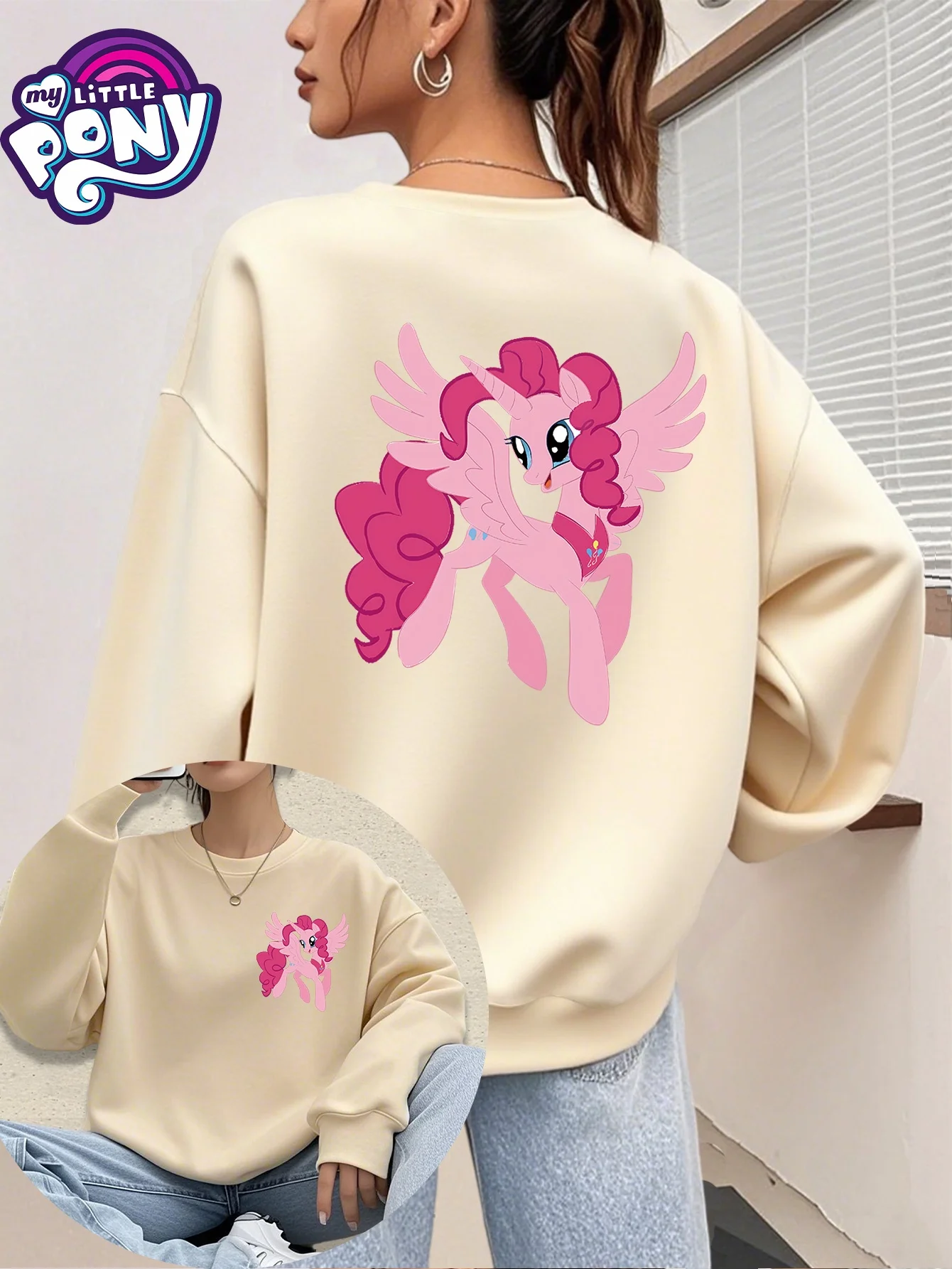Cute Aesthetic Pink Alicorn Print Sweatshirt Beige Cozy Crewneck Streetwear
Cute Aesthetic Pink Alicorn Print Sweatshirt Beige Cozy Crewneck Streetwear