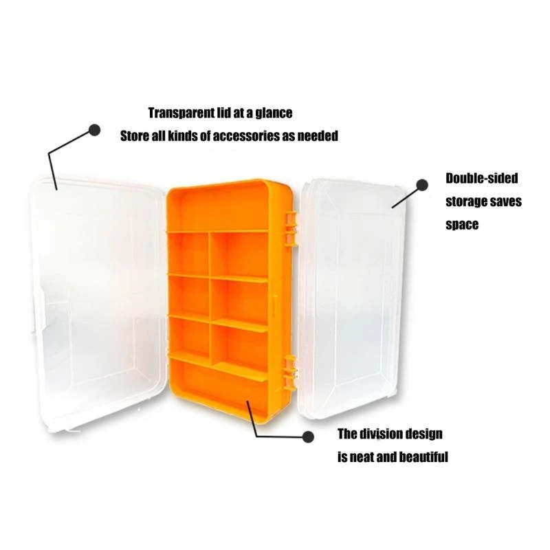 High Transparency Double Sided Container Organizers Box Storage Solution Suitable for Small Parts Electronic Components
High Transparency Double Sided Container Organizers Box Storage Solution Suitable for Small Parts Electronic Components