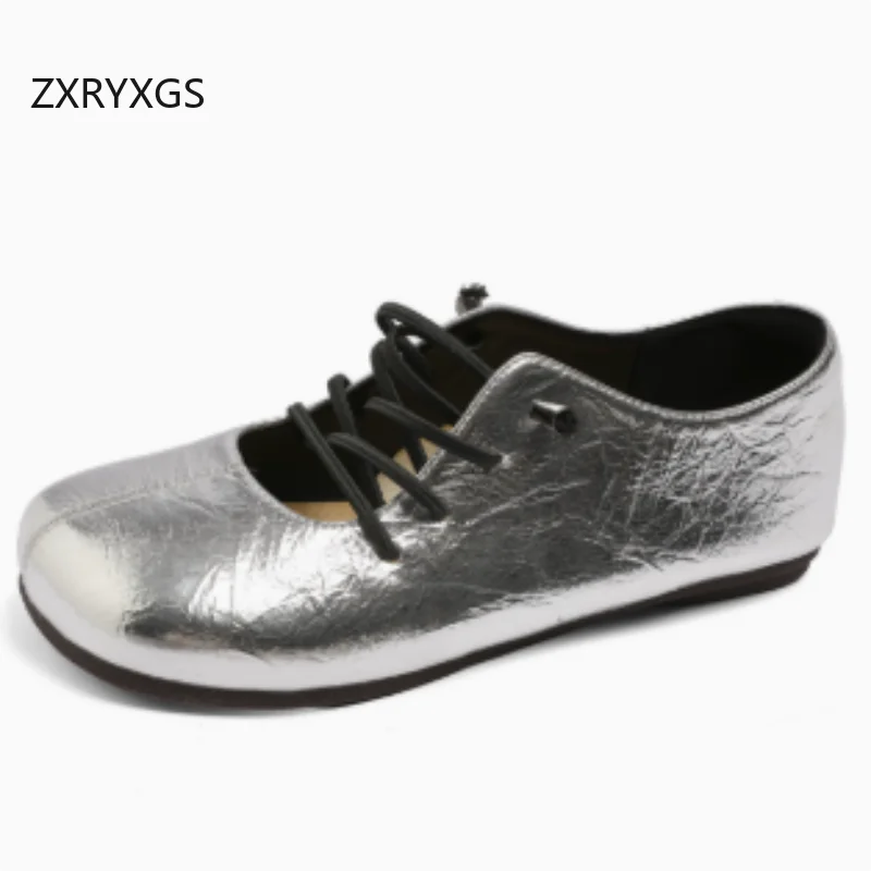 ZXRYXGS Retro British Style Flats 2026 Spring Soft Patent Leather Soft Sole Flat Shoes Comfortable Light Ladies' Leisure Shoes
ZXRYXGS Retro British Style Flats 2026 Spring Soft Patent Leather Soft Sole Flat Shoes Comfortable Light Ladies' Leisure Shoes