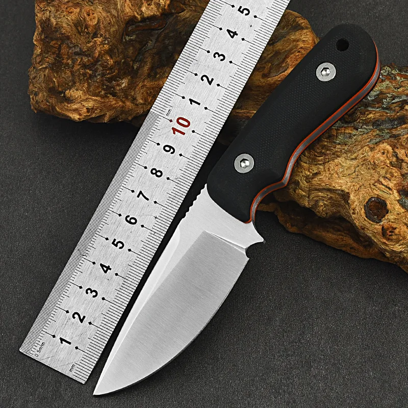 G10 Handle Fixed Knife D2 Steel Blade Outdoor Camping Portable Pocket Knife Tactical Military Fruit Cutter with Leather Case
G10 Handle Fixed Knife D2 Steel Blade Outdoor Camping Portable Pocket Knife Tactical Military Fruit Cutter with Leather Case