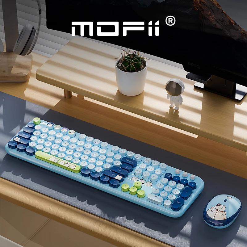 Ergonomic 2.4G Wireless Keyboard Mouse Combo 104 Keys Retro Round Keycaps Cute Cat Keyboard With Silent Mouse For Win7/8/10/XP
Ergonomic 2.4G Wireless Keyboard Mouse Combo 104 Keys Retro Round Keycaps Cute Cat Keyboard With Silent Mouse For Win7/8/10/XP