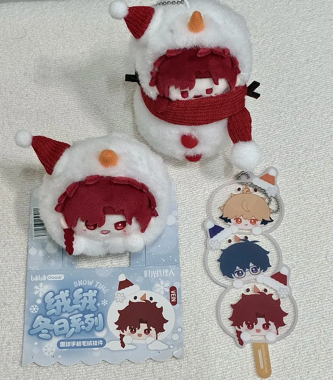 BilibiliGoods Time Agent, зимний снеговик, плюшевый брелок, значок, подвеска для мобильного телефона, периферийный подарок в стиле аниме для фанатов
BilibiliGoods Time Agent, зимний снеговик, плюшевый брелок, значок, подвеска для мобильного телефона, периферийный подарок в стиле аниме для фанатов