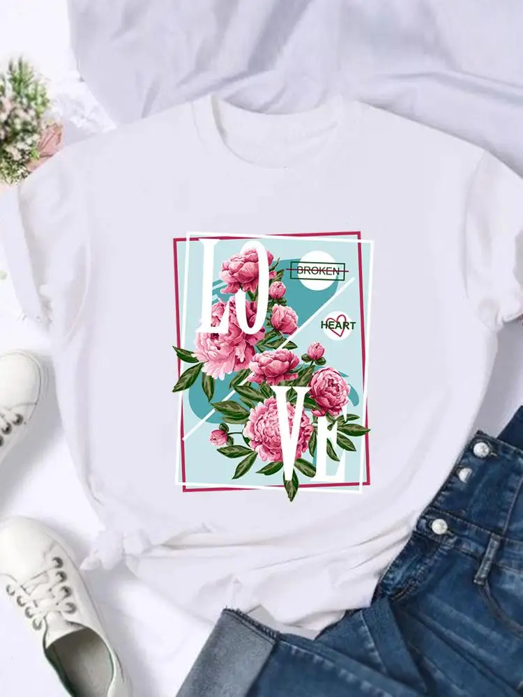 Sweet Love Trend Симпатичные 90-е годов Прекрасные графические футболки с принтом и короткими рукавами Модная женская женская рубашка Стильная футболка
Sweet Love Trend Симпатичные 90-е годов Прекрасные графические футболки с принтом и короткими рукавами Модная женская женская рубашка Стильная футболка