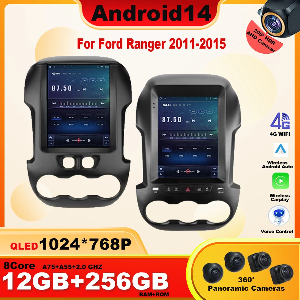 9.7 inch For Ford Ranger 3 2011 2012 2013-2015 Android 14 Car Radio Auto Car Radio Multimedia Video Player Navigation stereo 4G
9.7 inch For Ford Ranger 3 2011 2012 2013-2015 Android 14 Car Radio Auto Car Radio Multimedia Video Player Navigation stereo 4G