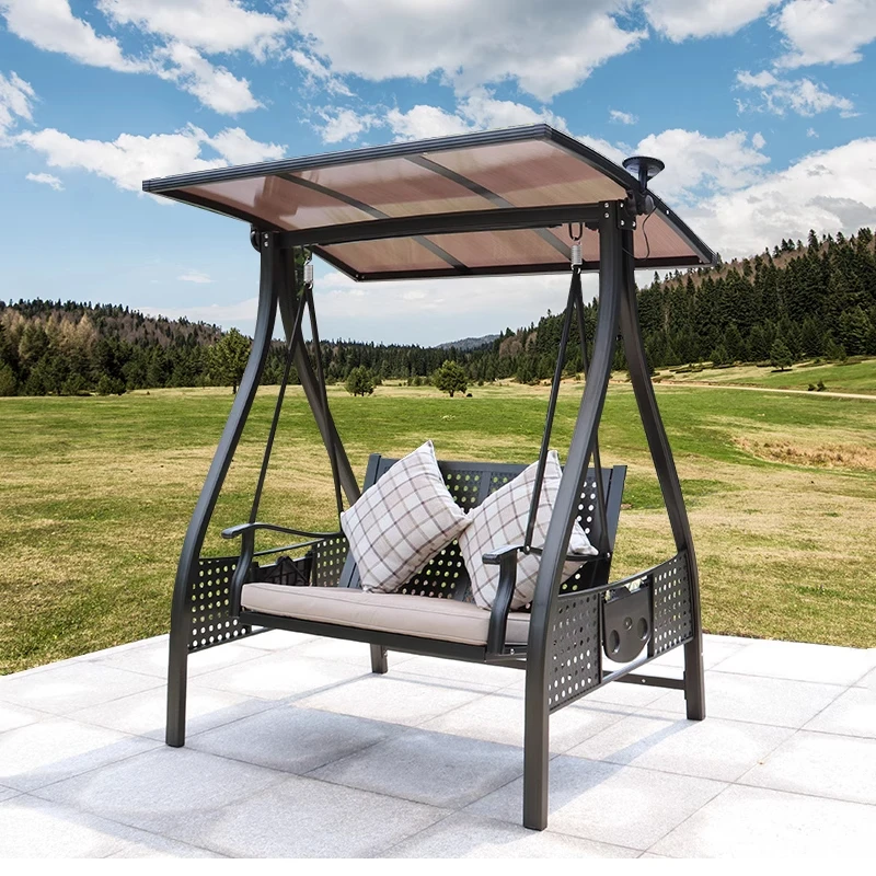 !@Modern Metal Outdoor Furniture Swing Rocking Chair Hanging Basket Double Seating Waterproof Cushion Garden Courtyard Park Vill
!@Modern Metal Outdoor Furniture Swing Rocking Chair Hanging Basket Double Seating Waterproof Cushion Garden Courtyard Park Vill