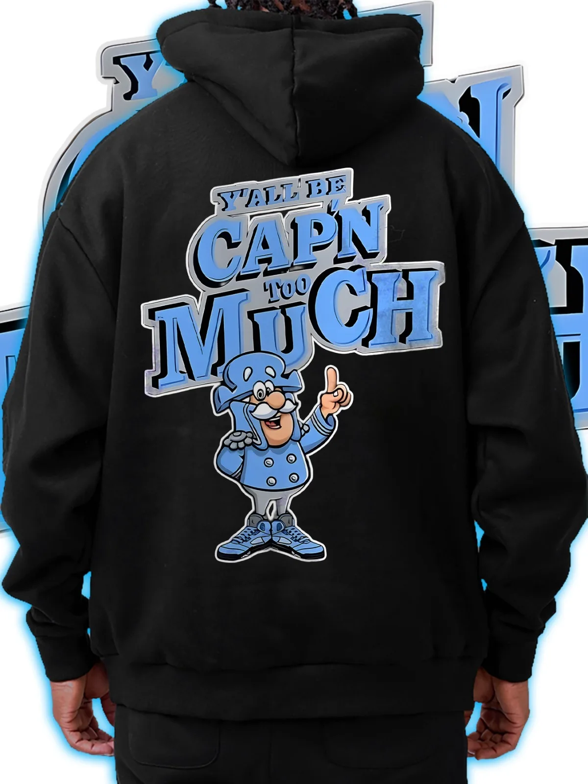 Men's Fashionable Casual and Fun Cartoon Chef Printed Hoodie with Plush Pockets Suitable for Holiday Gifts and Daily Wear Tops
Men's Fashionable Casual and Fun Cartoon Chef Printed Hoodie with Plush Pockets Suitable for Holiday Gifts and Daily Wear Tops