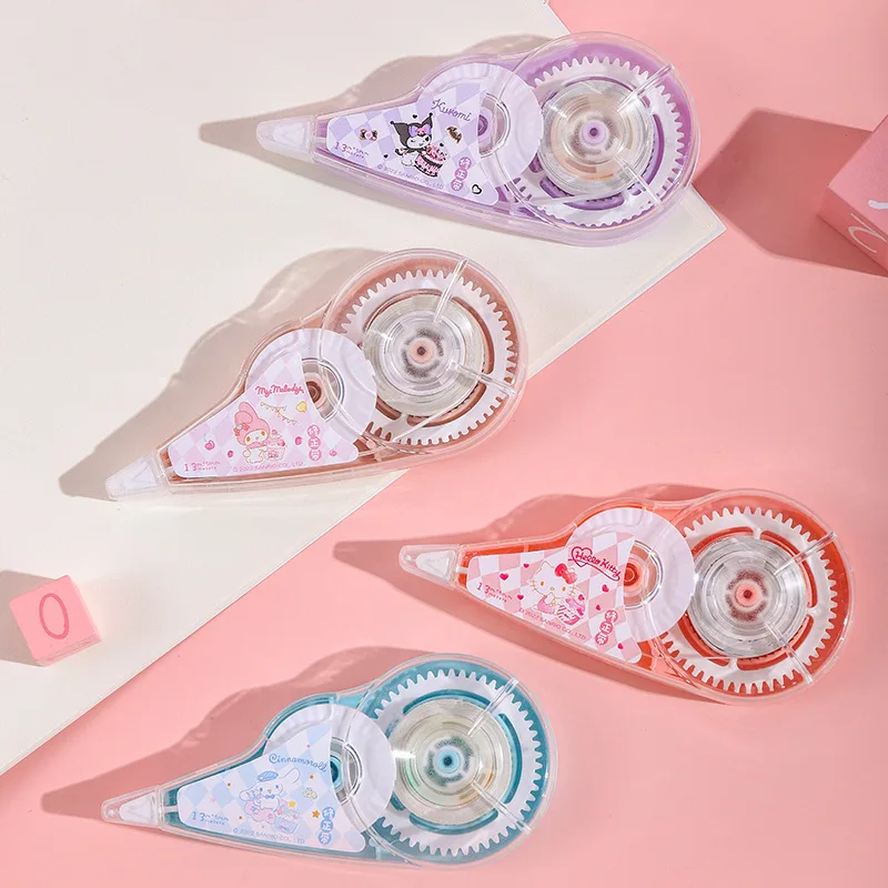 4pcs Sanrios Mymelody Cinnamoroll Kuromi kawaii Anime Cartoon Correction Tape Anime white out adhesive roller correction tape
4pcs Sanrios Mymelody Cinnamoroll Kuromi kawaii Anime Cartoon Correction Tape Anime white out adhesive roller correction tape