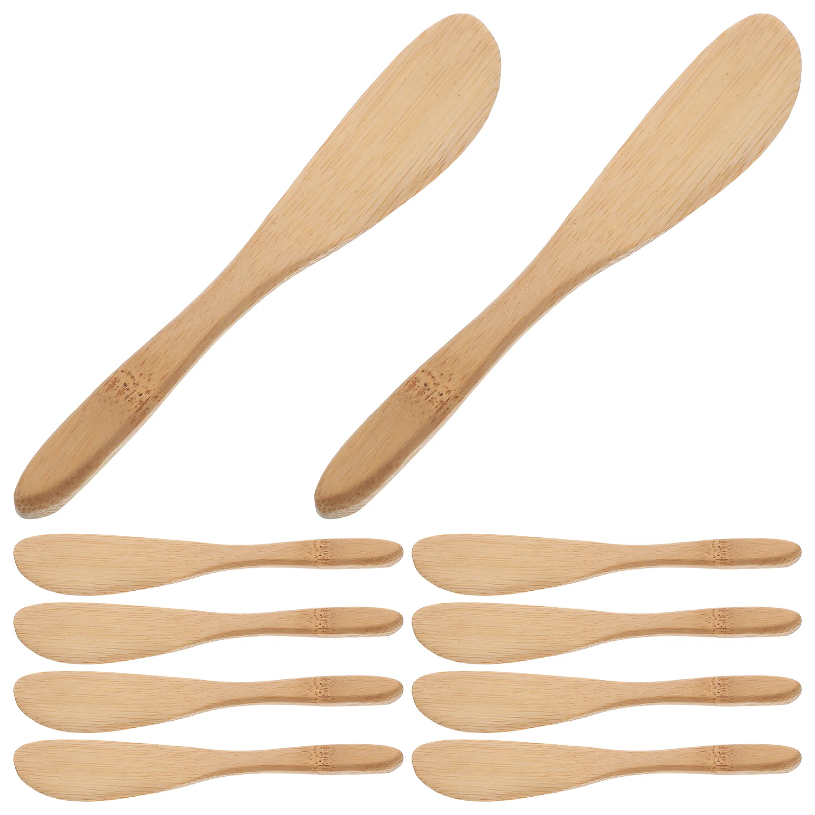 10pcs Bamboo Cheese Knife Heat Insulation Multipurpose Kitchen Tool Versatile Household Cheese Spreader Spatula
10pcs Bamboo Cheese Knife Heat Insulation Multipurpose Kitchen Tool Versatile Household Cheese Spreader Spatula
