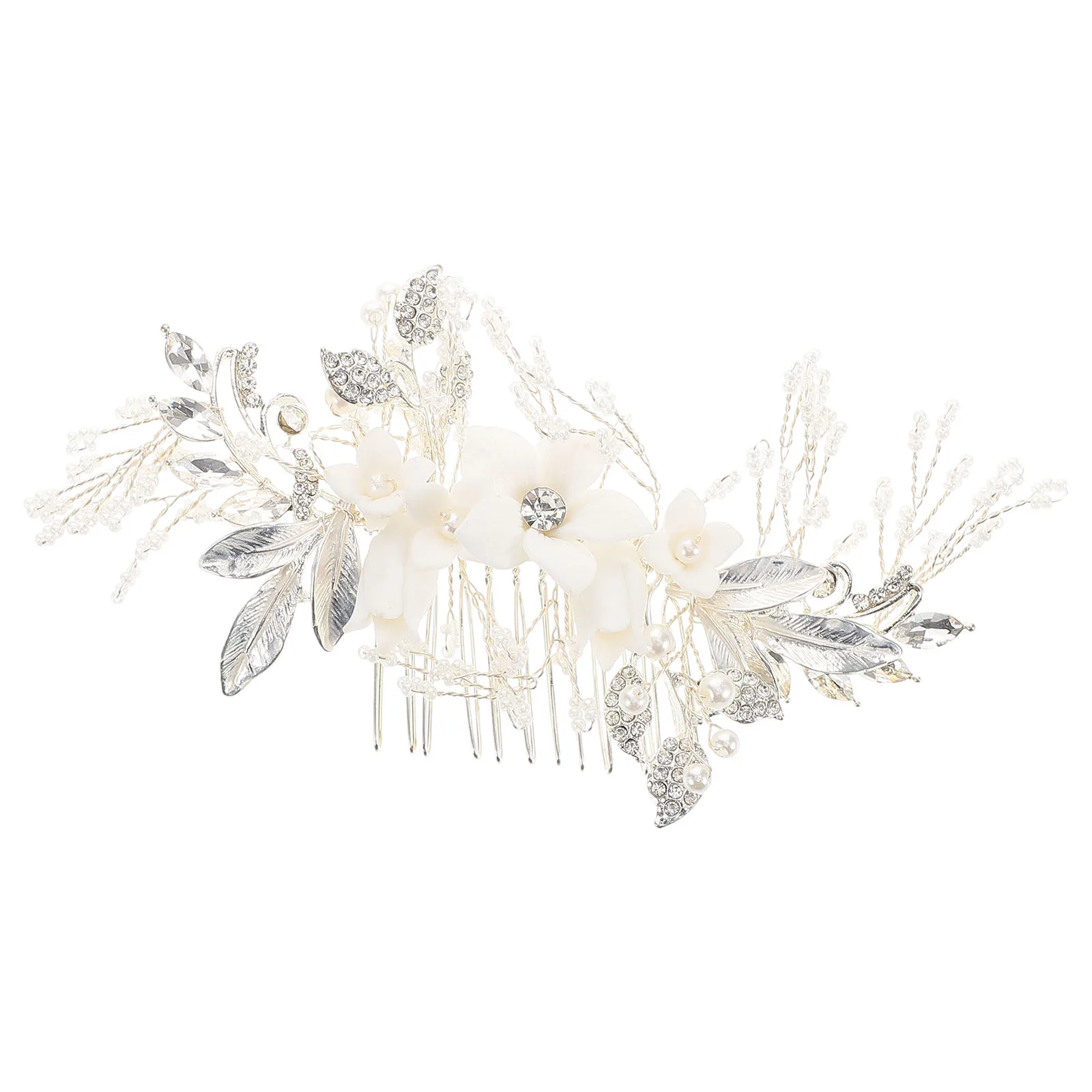 Pearl Flower Hair Comb Rhinestone Wedding Bride Accessories Bridal Headpiece Elegant Hair Decor for Brides Prom Gifts
Pearl Flower Hair Comb Rhinestone Wedding Bride Accessories Bridal Headpiece Elegant Hair Decor for Brides Prom Gifts