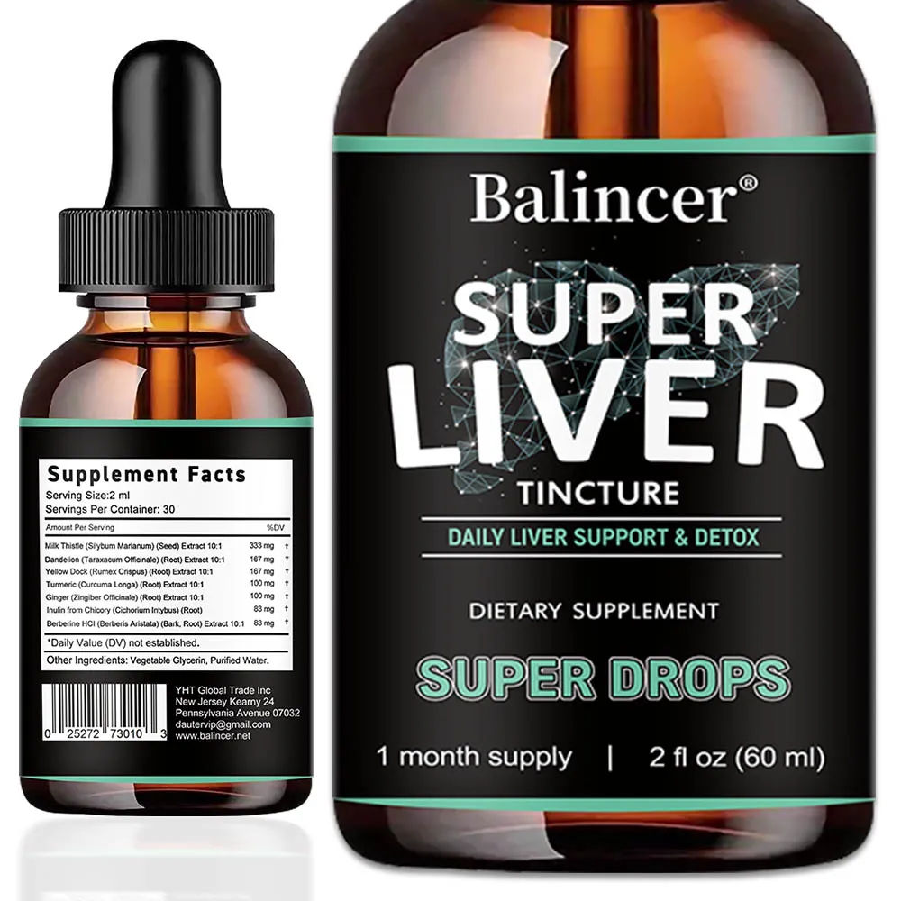 Super Liver Support Liquid Drops - with Milk Thistle,Dandelion Extract and Turmeric, All Natural Liver Cleanse Detox & Repair
Super Liver Support Liquid Drops - with Milk Thistle,Dandelion Extract and Turmeric, All Natural Liver Cleanse Detox & Repair