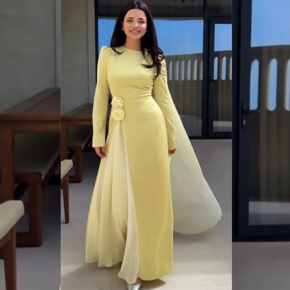 Customized Sizes Available Jersey Flower Pleat A-line Scoop Neck Long Dresses Bespoke Occasion Pastrol
Customized Sizes Available Jersey Flower Pleat A-line Scoop Neck Long Dresses Bespoke Occasion Pastrol