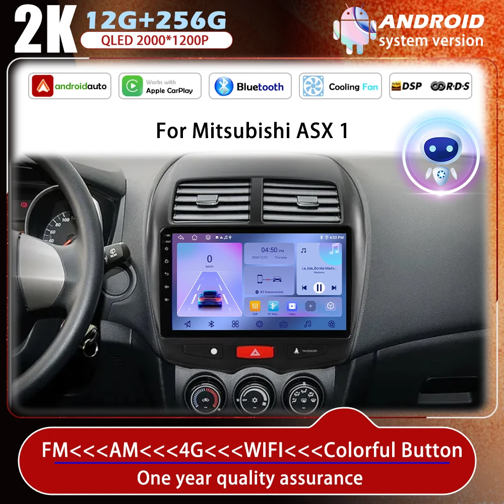 For Mitsubishi ASX 1 2010 - 2016 Carplay Auto 4G+WIFI GPS Car Radio Navigation Multimedia Video Player Stereo BT Android 14
For Mitsubishi ASX 1 2010 - 2016 Carplay Auto 4G+WIFI GPS Car Radio Navigation Multimedia Video Player Stereo BT Android 14