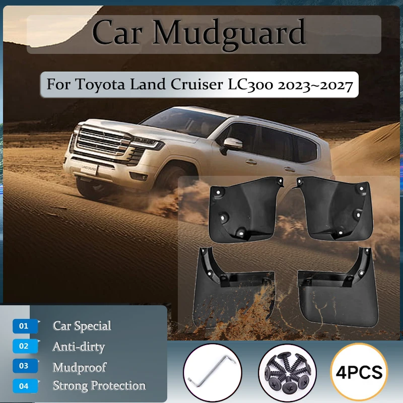 Автомобильные брызговики для Toyota Land Cruiser 300 LC300 2022 ~ 20227, антифриз, крылья, брызговики, брызговики, Стайлинг, автоаксессуары
Автомобильные брызговики для Toyota Land Cruiser 300 LC300 2022 ~ 20227, антифриз, крылья, брызговики, брызговики, Стайлинг, автоаксессуары