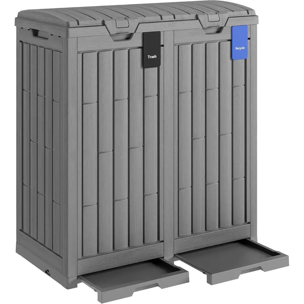76 Gallon Outdoor Trash Can | Water Resin Garbage Can with Tiered Lid & Drip Tray | Outside Trash Bin or Patio | Kitchen, Backya
76 Gallon Outdoor Trash Can | Water Resin Garbage Can with Tiered Lid & Drip Tray | Outside Trash Bin or Patio | Kitchen, Backya