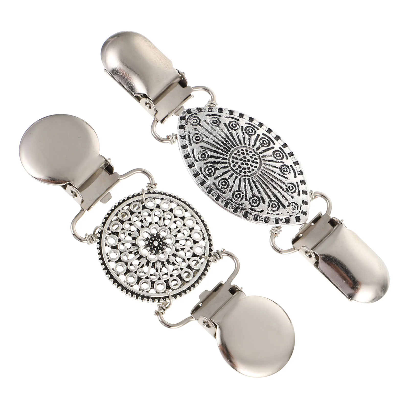 2Pcs Retro Shawl Clip for Sweater Cardigan Cape Dress Shirt Women Zinc Alloy Brooch Stylish Easy Matching Clothes Accessories
2Pcs Retro Shawl Clip for Sweater Cardigan Cape Dress Shirt Women Zinc Alloy Brooch Stylish Easy Matching Clothes Accessories