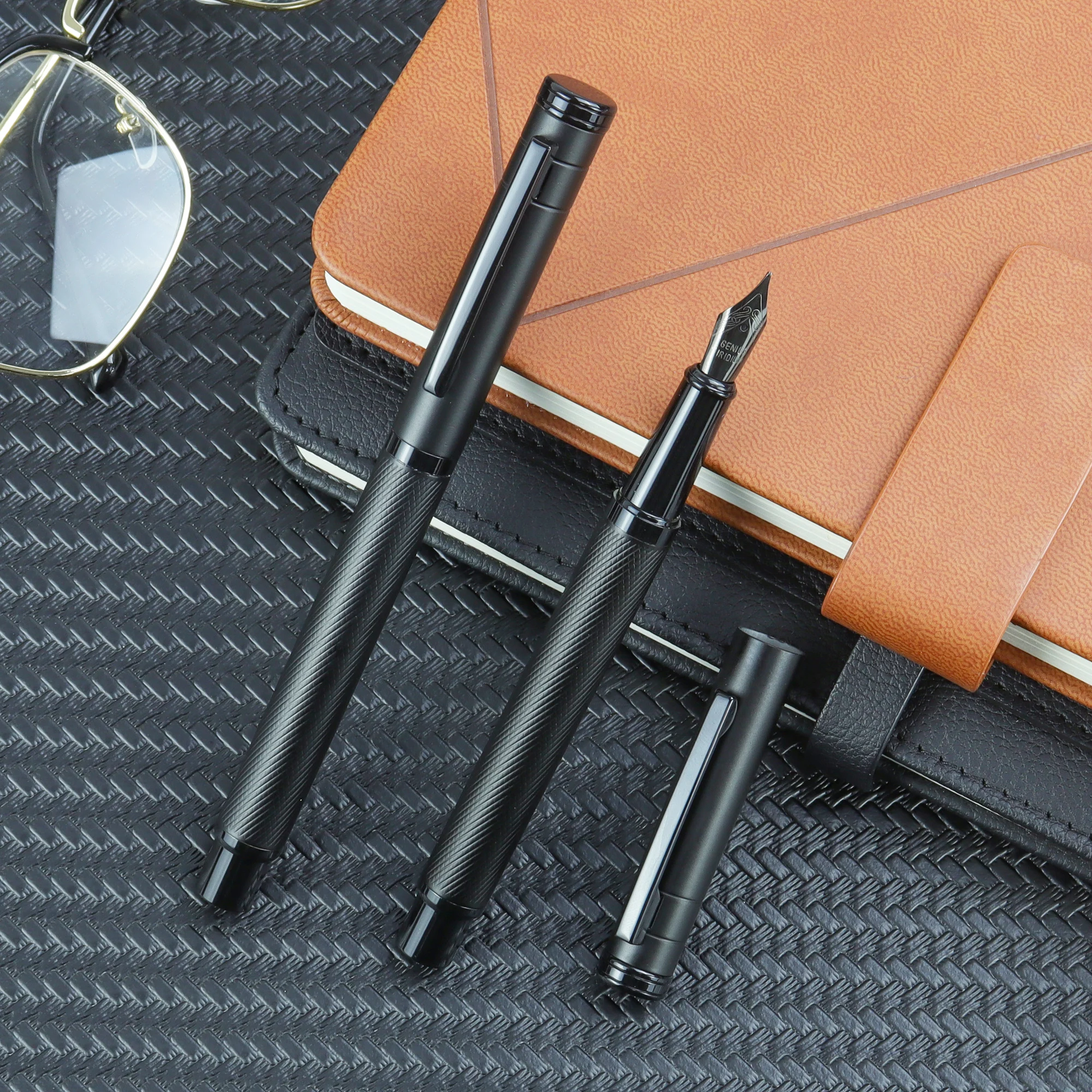 Yunchun 1 New Model Black Simple and Elegant High-Quality Metal Fountain Pen, Black Forest Series Pen, Suitable for Business and Academic Writing, Comes with 10 Replacement Refills, Perfect for Diary and Signature Writing, This Product Does Not Include In
Yunchun 1 New Model Black Simple and Elegant High-Quality Metal Fountain Pen, Black Forest Series Pen, Suitable for Business and Academic Writing, Comes with 10 Replacement Refills, Perfect for Diary and Signature Writing, This Product Does Not Include In